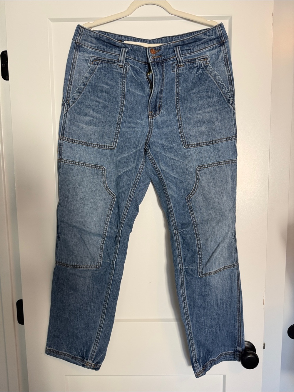 Pilcro Women's Light Blue Boyfriend Jeans